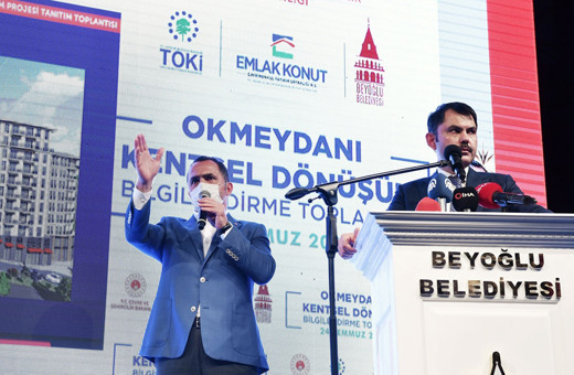 Bakan Murat Kurum Okmeydanı Kentsel Dönüşüm Bilgilendirme Toplantısında konuştu