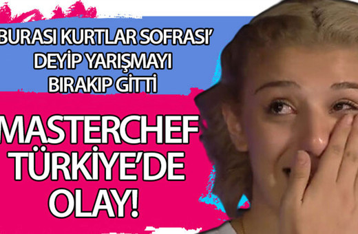 ‘Burası kurtlar sofrası’ deyi̇p yarışmayı bırakıp gi̇tti̇