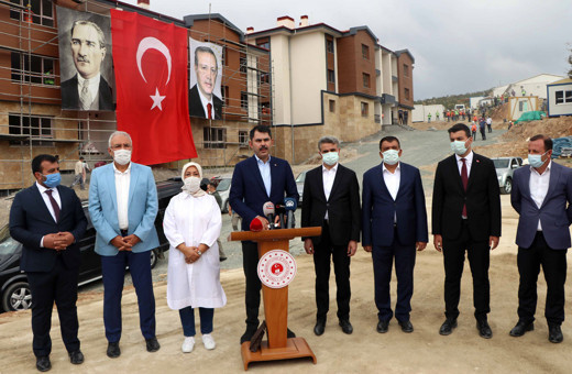 Murat Kurum: Depremzedeler için yapılan 24 bin 500 konut 9 ayda tamamlanacak