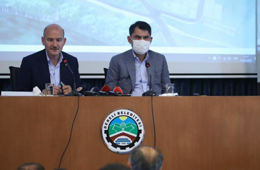 Giresun Dereli işte böyle olacak Bakanlar Soylu ve Kurum projeyi tanıttı