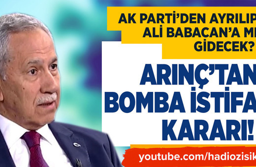 Bülent Arınç istifa mektubunu cebine koydu! Cumhurbaşkanı Erdoğan istifayı kabul edecek mi?