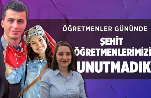 Öğretmenler gününde şehit öğretmenlerimizi unutmadık