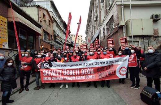 Net 3800 lira olmasını istiyorlar! DİSK'ten asgari ücret eylemi