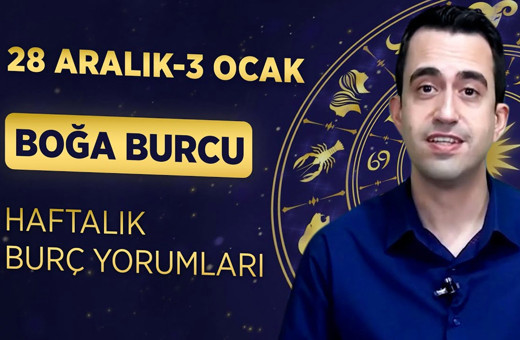 Boğa haftalık burç yorumları  28 Aralık-3 Ocak o güne dikkat!