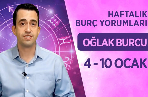 Oğlak haftalık burç yorumları 4-10 Ocak o güne dikkat!