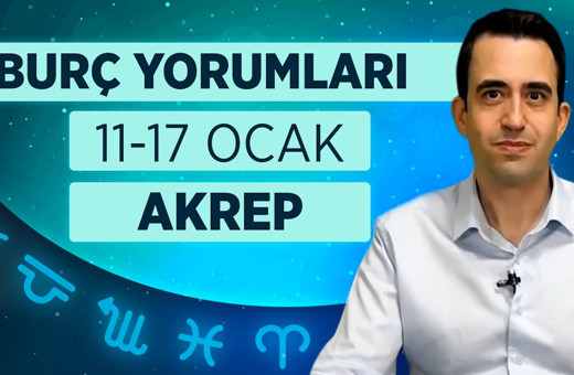 Akrep 11-17 Ocak haftalık burç yorumları çarşambaya dikkat!