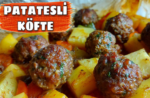 Fırında patates köfte tadına doyum olmaz!