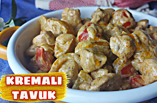 Kremalı tavuk yemeği nasıl yapılır enfes lezzet!