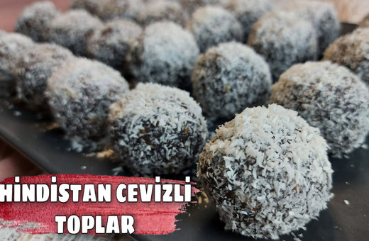 Hindistan cevizli kakao topları nasıl yapılır tam bir atıştırmalık!
