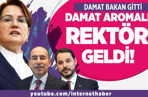 Damat bakan gitti damat aromalı rektör geldi!