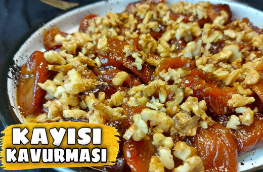 Kayısı kavurması nasıl yapılır Kayseri'nin meşhur tatlısı!