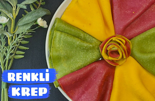 Sebzeli krep nasıl yapılır renk renk lezzet!