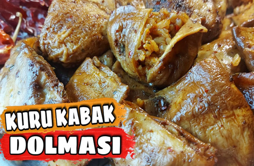 Kuru kabak dolması nasıl yapılır enfes lezzet!