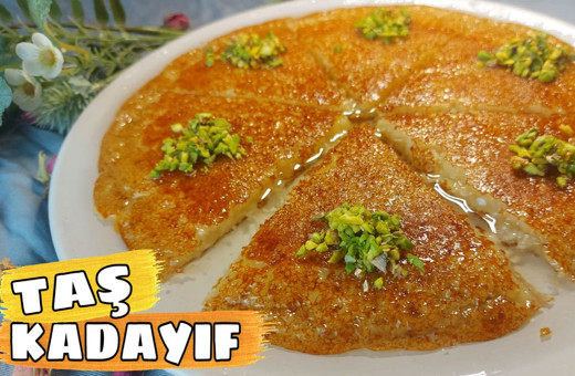 Taş kadayıf nasıl yapılır şerbetli tatlı sevenler bayılacak!