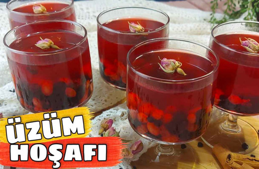 Üzüm hoşafı nasıl yapılır harika lezzet!