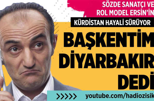 Oyuncu Ersin Korkut'un başkenti Diyarbakır'mış!