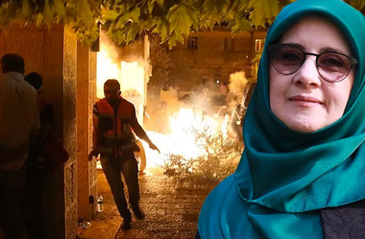 HDP'li vekil Hüda Kaya'dan skandal ''Mescid-i Aksa'' paylaşımı