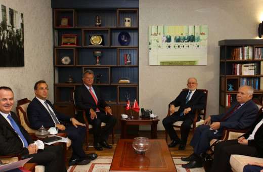 Saadet Partisi Lideri Temel Karamollaoğlu, TÜSİAD heyetini kabul etti