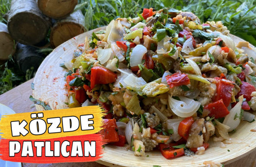 Kampta közlenmiş patlıcan salatası nasıl yapılır damağınıza layık!