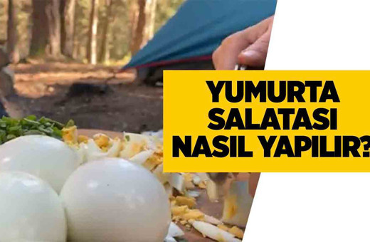 Kampta yumurta salatası nasıl yapılır tadına bayılacaksınız!