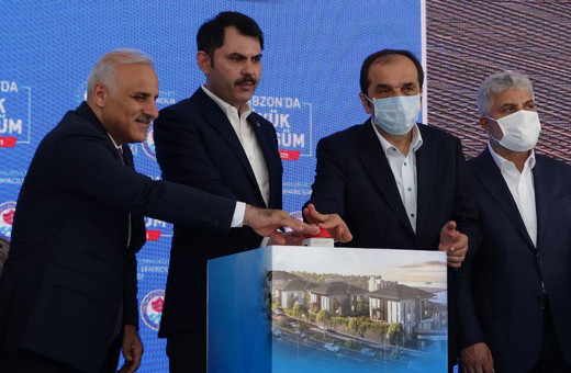 Trabzon'da büyük dönüşüm Bakan Murat Kurum temel atma törenine katıldı
