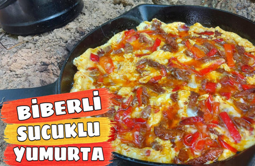 Biberli omlet nasıl yapılır eşsiz lezzet!