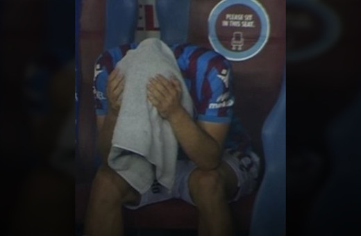 Trabzonspor'da Abdülkadir Ömür gözyaşlarını tutamadı