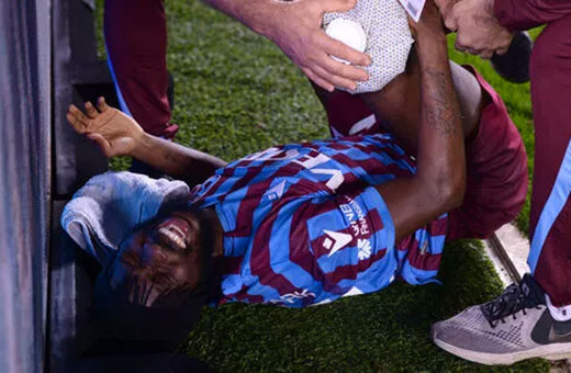 Trabzonspor-Çaykur Rizespor maçında Gervinho sakatlandı!