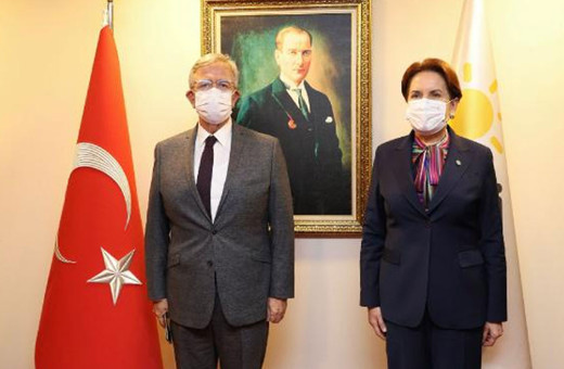 Meral Akşener Mansur Yavaş'ı kabul etti