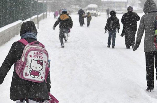 10 ilimizde eğitime kar engeli! Tatil edildi...