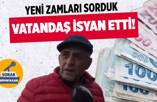 Yeni zamlara vatandaş isyan etti!
