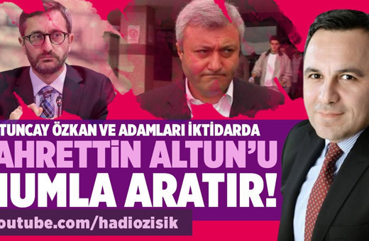 Tuncay Özkan ve ekibi Fahrettin Altun'u mumla aratır!
