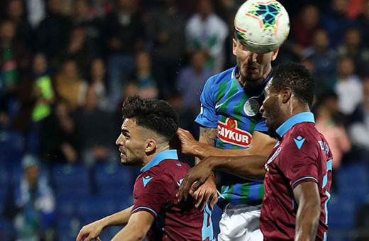 Trabzonspor ile Çaykur Rizespor 42. randevuda