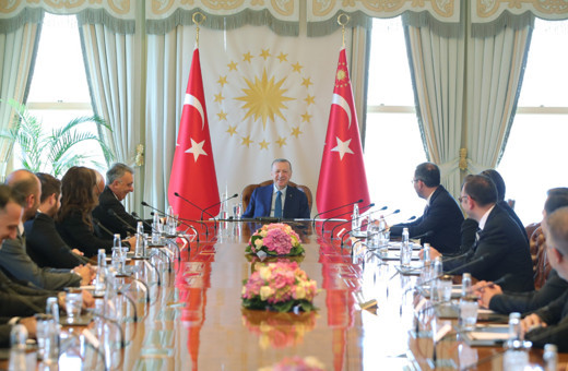 Beşiktaş yönetimi Cumhurbaşkanı Erdoğan ile görüştü