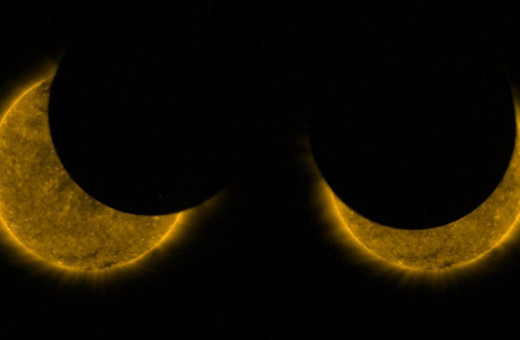 NASA sadece uzaydan görülebilen Güneş tutulmasını yakaladı