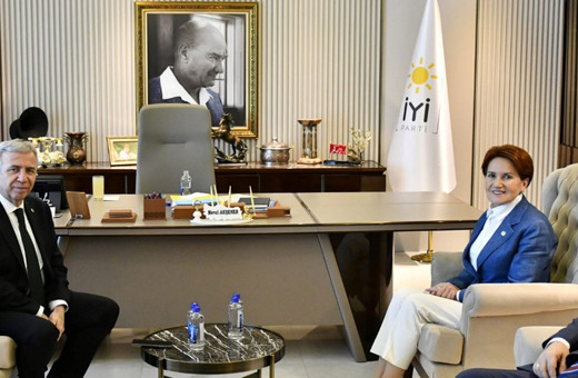 İYİ Parti Genel Başkanı Akşener, Mansur Yavaş'ı kabul etti