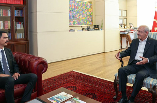 CHP Genel Başkanı Kılıçdaroğlu, Muhsin Yazıcıoğlu'nun oğlu ile görüştü