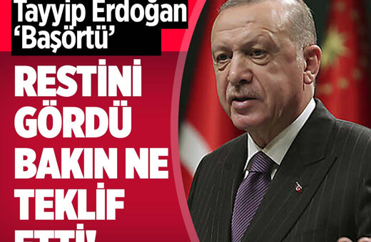 Cumhurbaşkanı Erdoğan Kemal Kılıçdaroğlu'nun 'başörtüsü oyununu' bakın nasıl bozdu