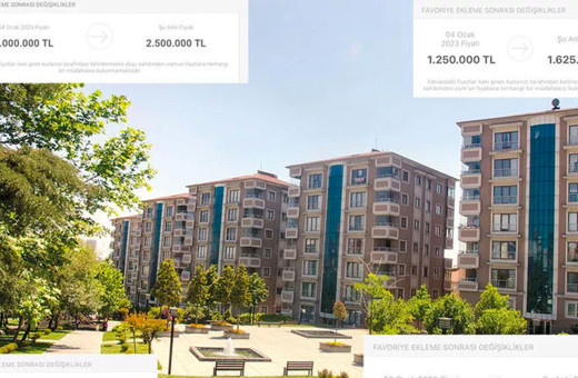 Kaydettiği ilandaki evin fiyatı bir gecede 600 bin lira arttı