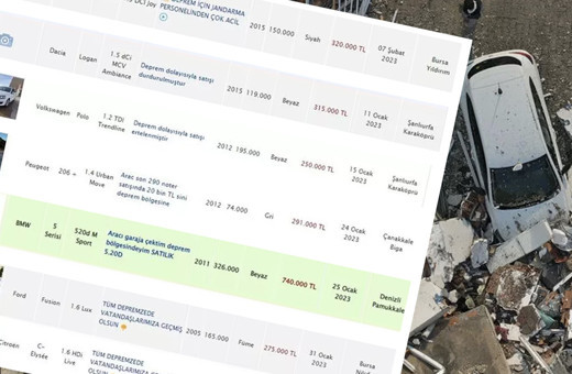 Otomobil satışlarında 'deprem' detayı! Acil satılık deprem bölgesine gidiyorum