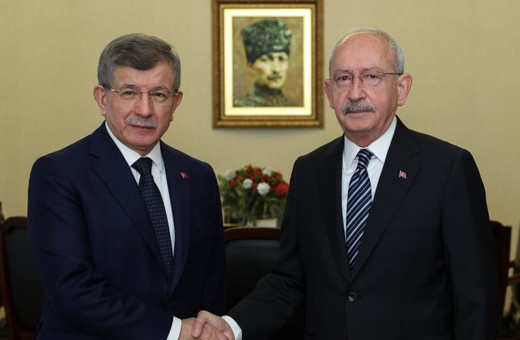 CHP lideri Kemal Kılıçdaroğlu Ahmet Davutoğlu ile görüştü