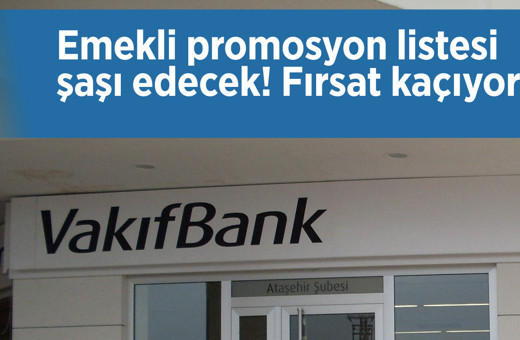 Vakıfbank emekli promosyon 2023 listesine bakan şaşı kalır! Fırsat kapınıza geldi kaçmadan başvurun!
