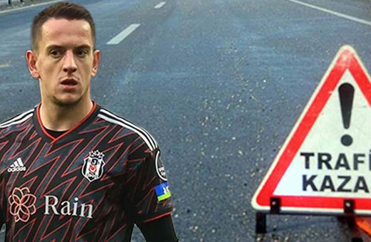 Beşiktaşlı yıldız futbolcu Hadziahmetovic trafik kazası geçirdi!