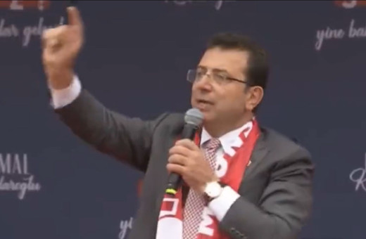 Ekrem İmamoğlu mitingde bu videoyu izletti! Cumhurbaşkanı Erdoğan'ı HÜDA PAR üzerinden vurdu