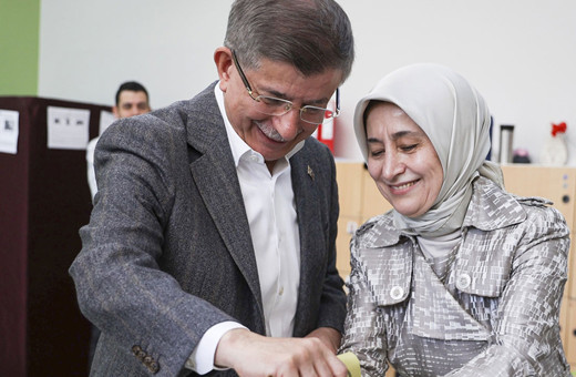 Gelecek Partisi Genel Başkanı Ahmet Davutoğlu oyunu kullandı