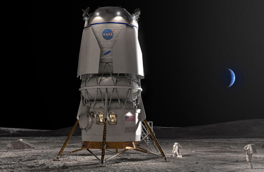 NASA Ay yüzeyine inişini Blue Origin ile gerçekleştirecek