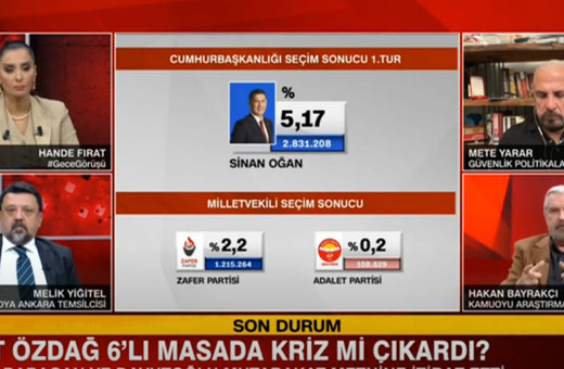 Seçimi bilen Hakan Bayrakçı Ümit Özdağ'ın Kılıçdaroğlu'na desteği sonrası seçimin kazanan adayını açıkladı
