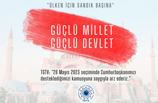 Türkiye Gönüllü Teşekküller Vakfı, seçimde Cumhurbaşkanı Erdoğan'ı destekleyecek