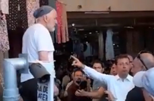 Ekrem İmamoğlu ile pazarcı esnafının HDP kavgası görüntülendi sen ahlaksızsın