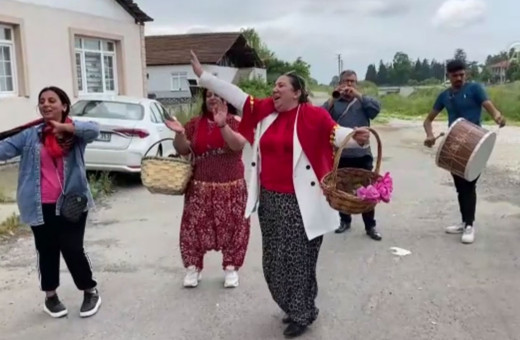 Düzce'de Romanlar davul zurna eşliğinde sandığa gitti